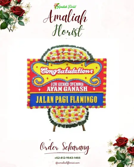 Sewa Papan Bunga Ganjaran